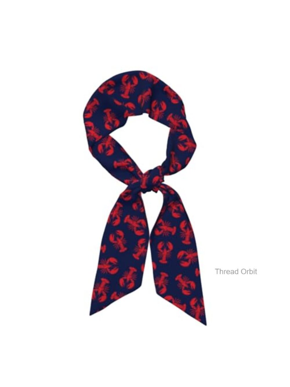 Satin Long Thin Scarf Neckerchief Hair Neck Handbag Accessory